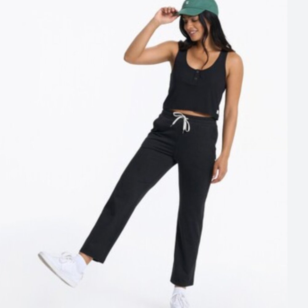 Vuori Halo Straight Leg Pants Black Heather S